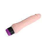 Реалістичний вібратор тілесний Adour club 220 см на 40 см, фото 5