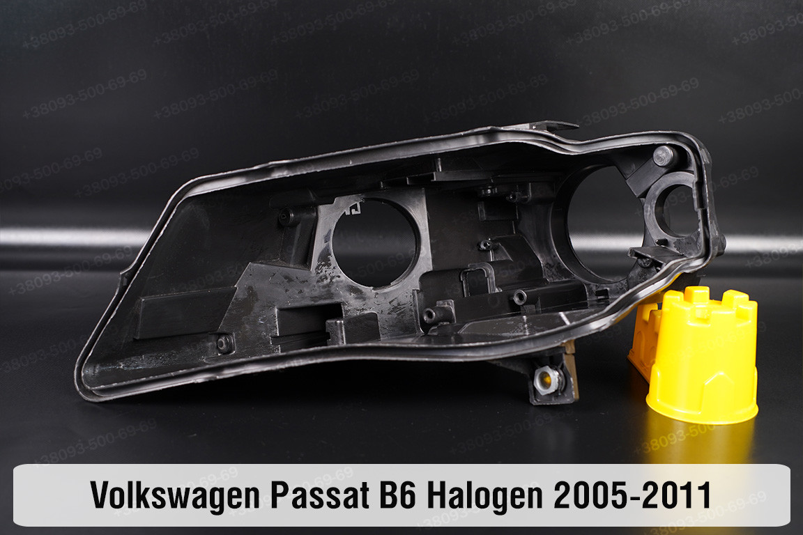 Корпус фари VW Volkswagen Passat B6 Halogen (2005-2011) лівий, фото 1