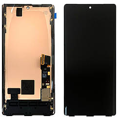 Дисплей (екран) Google Pixel 6 Pro з тачскріном (оригінал REF з рамкою без сканера відбитка)