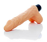 Вібратор реалістичний з мошонкою BOSS Cyberskin - CYCLONE, довжина 19,5 см, діаметр 3,7 см, фото 8