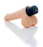 Вібратор реалістичний з мошонкою BOSS Cyberskin - CYCLONE, довжина 19,5 см, діаметр 3,7 см, фото 9