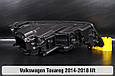 Корпус фари VW Volkswagen Touareg (2014-2018) рест лівий, фото 2