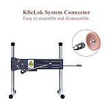 Фалоімітатор 10.2 з вібрацією для секс-машин Hismith Silicone Dildo with Vibe, KlicLok, фото 7