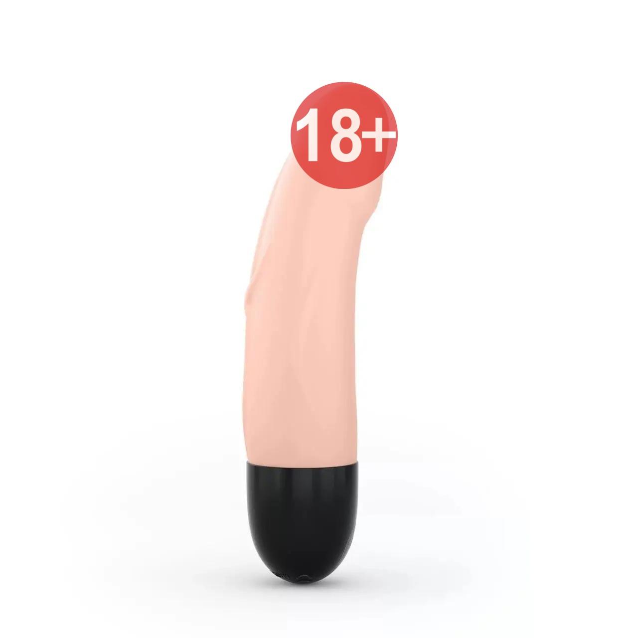 Вібратор Dorcel Real Vibration S Flesh 2.0, діам 3,7см, що перезаряджається, для точки G, фото 1