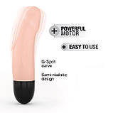 Вібратор Dorcel Real Vibration S Flesh 2.0, діам 3,7см, що перезаряджається, для точки G, фото 3