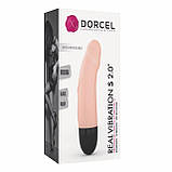 Вібратор Dorcel Real Vibration S Flesh 2.0, діам 3,7см, що перезаряджається, для точки G, фото 7