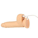 Фалоімітатор-пульсатор Naked Addiction 6.5″ Thrusting Dong With Remote, рухи вперед-назад, пульт, фото 7