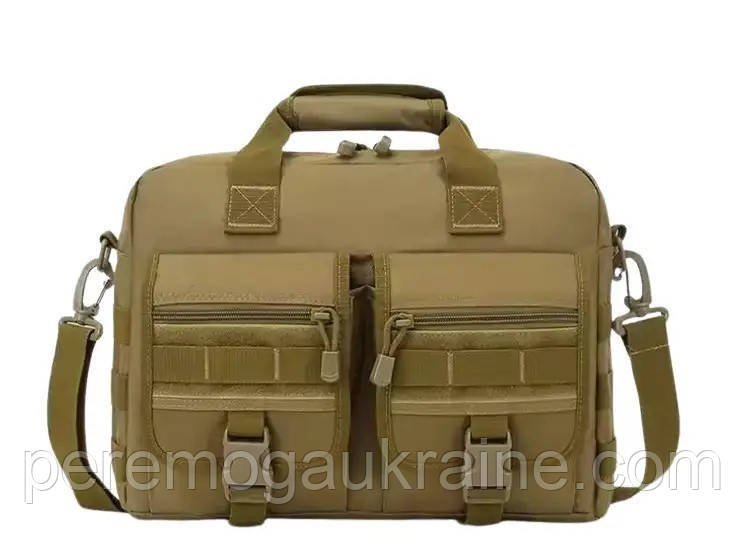 Тактична дорожня сумка для документів і ноутбука Solve Койот KT6007105