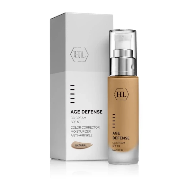 Корегуючий CC Крем з SPF 50 НАТУРАЛЬНИЙ ТОН Holy Land Age Defence CC Cream SPF 50 NATURAL 50 ml