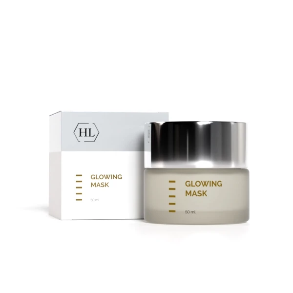 Золота маска для сяйва шкіри GLOWING MASK HOLY LAND 50 мл освітлювальна для вирівнювання тону та текстури, фото 1