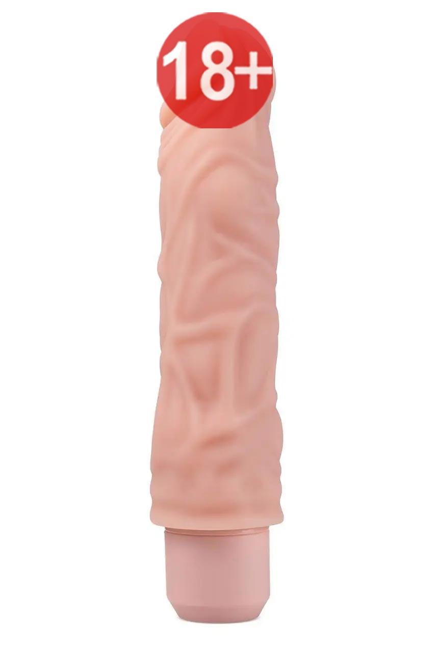 Вібратор реалістичний Blush DR. SKIN Dr.David 21,5 см 5 см тілесний, фото 1