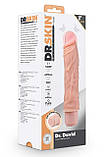 Вібратор реалістичний Blush DR. SKIN Dr.David 21,5 см 5 см тілесний, фото 6