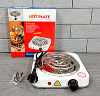 Переносна електрична кухонна спіральна плита настільна електроплита дачна електроплити одноконфорочне
