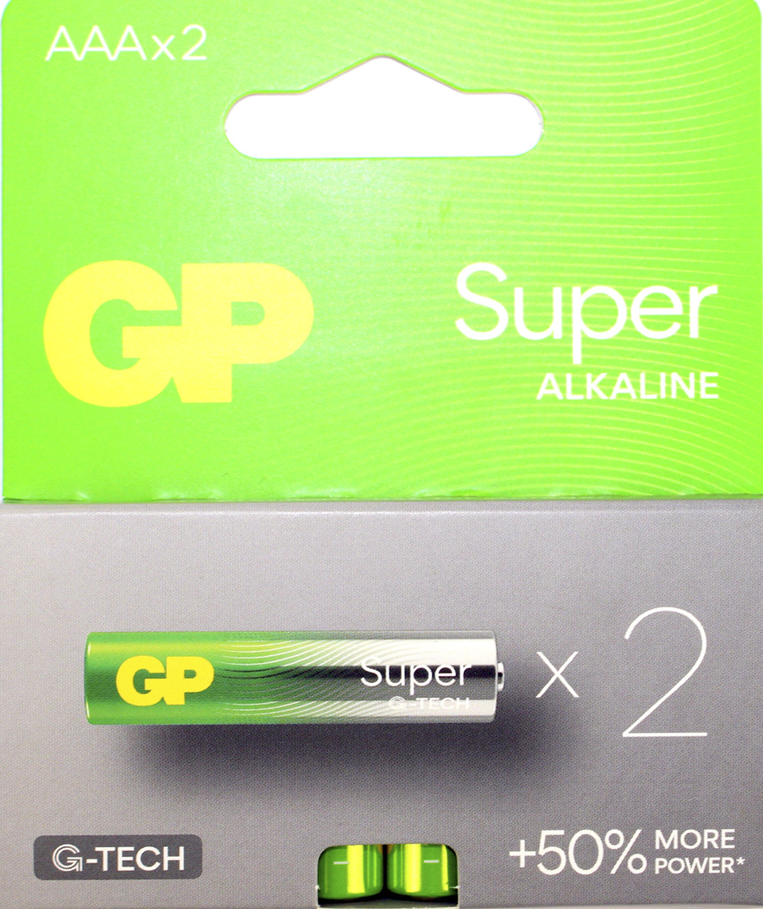 Батарейки GP Super 24A-2UE2 LR-03/блістер 2шт №8040(10)(80), фото 1