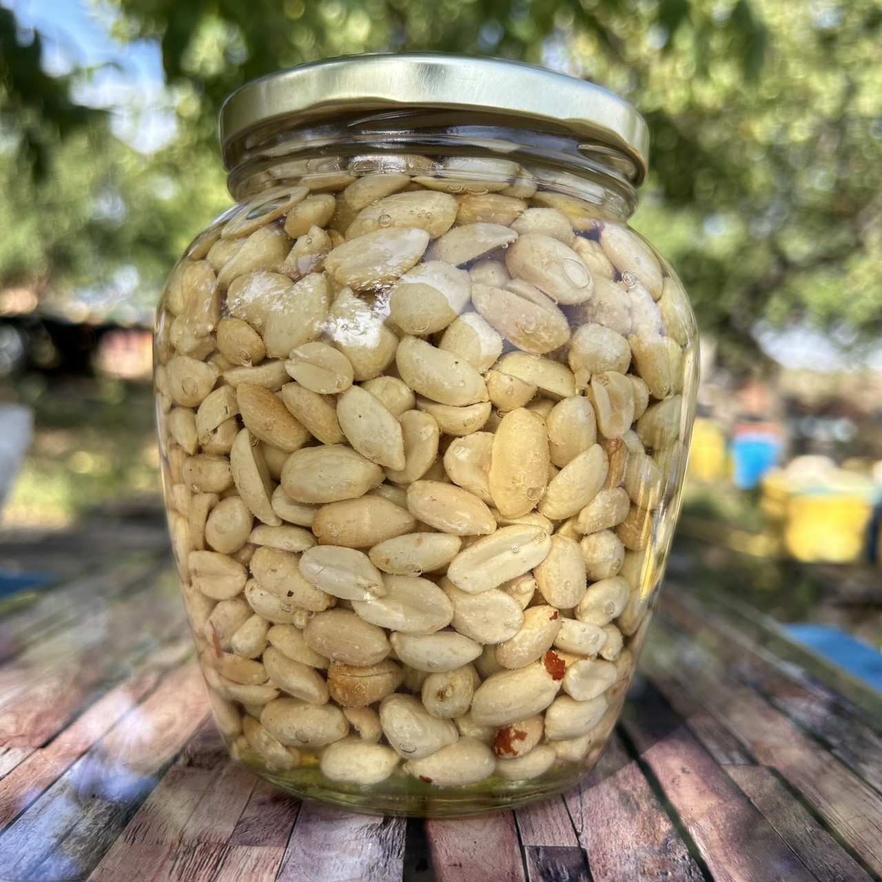 Арахіс смажений у меду акації 0.72 л (850 грам)