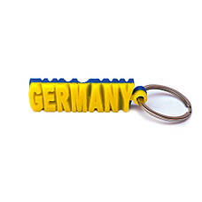 Брелок для ключів «Україна Німеччина» зі сталевим кільцем Ukraine&Germany, фото 6