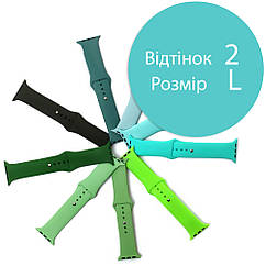 Силіконовий ремінець Apple watch 42/44 mm зелений 2 M