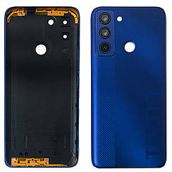 Задня кришка Tecno Pop 5 LTE BD4 BD4l синя оригінал Китай зі склом камери