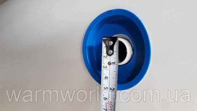 Расстояние между подключением к теплообменнику 350 мм: