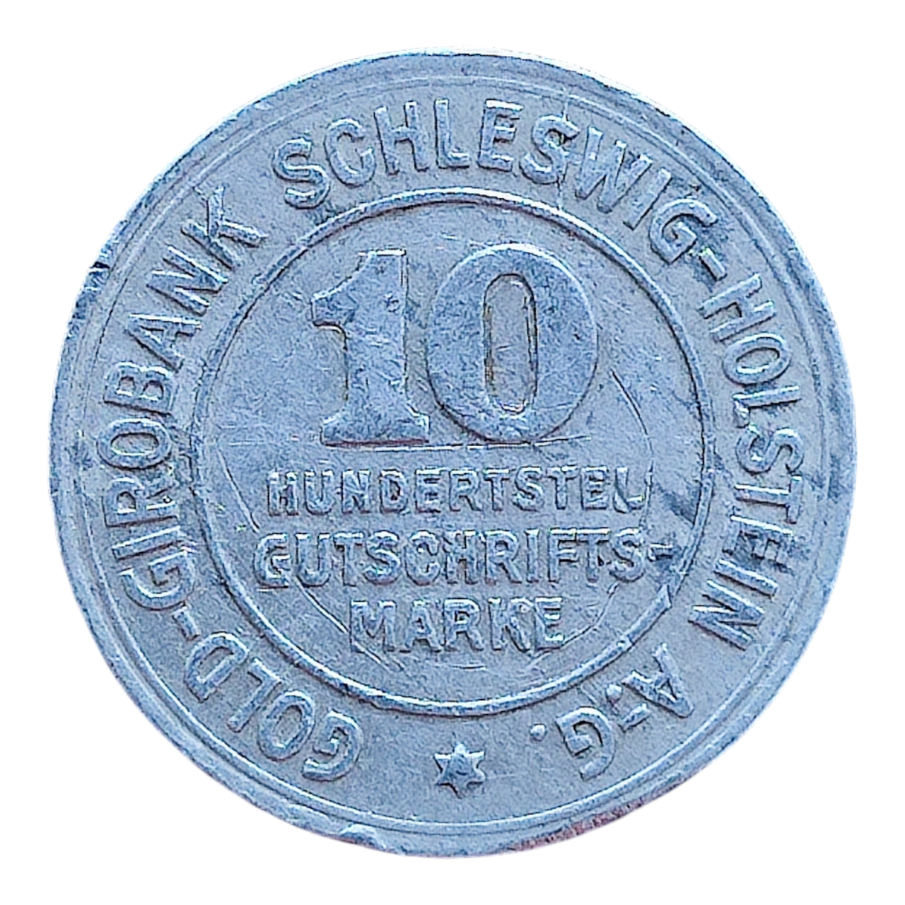 Німеччина (Нотгельд) 10/100 марки, 1923 Пруська провінція Шлезвіг-Гольштейн