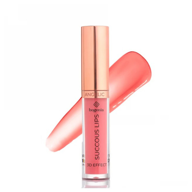BOGENIA Помада рідка для губ Succous Lips Angelic 3D effect BG711 - №08 Reverence