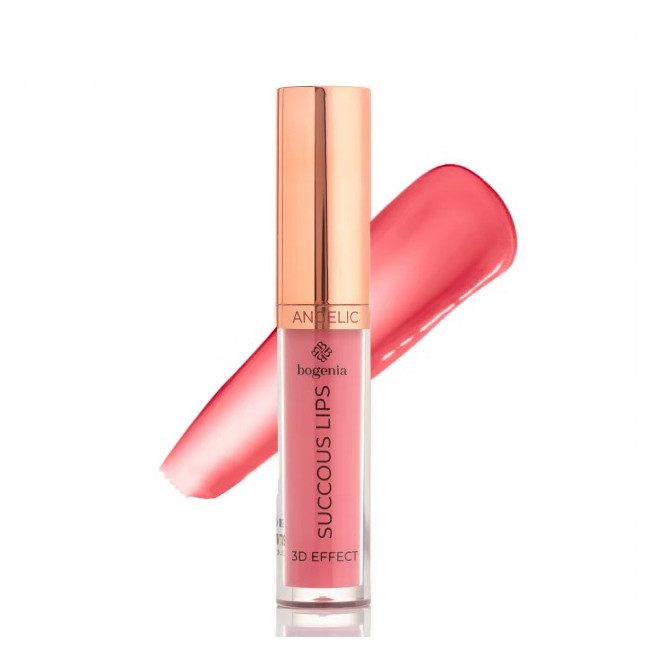 BOGENIA Помада рідка для губ Succous Lips Angelic 3D effect BG711 - №09 Еvidence