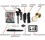 Набір інструментів мультитул для виживання кемпінгу туризму 22 в 1 набір для військоого, фото 4