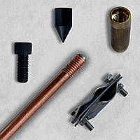 1,5 м комплект заземлення обміднений Ø 14,2 мм, 5/8" Anchor