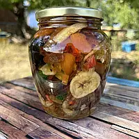 Мед акації сухофрукти асорті 720 мл (950грам)