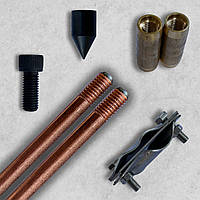 3 м комплект заземлення обміднений Ø 14,2 мм, 5/8" Anchor