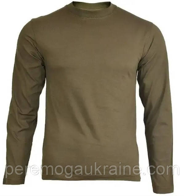Футболка з довгим рукавом чоловіча - Mil-tec Олива 11065001 S