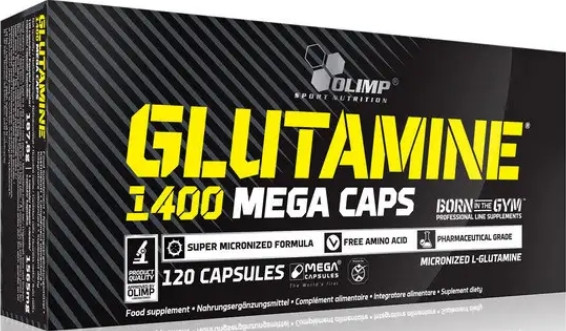 Глютамін Olimp L-Glutamine Mega 120 капс