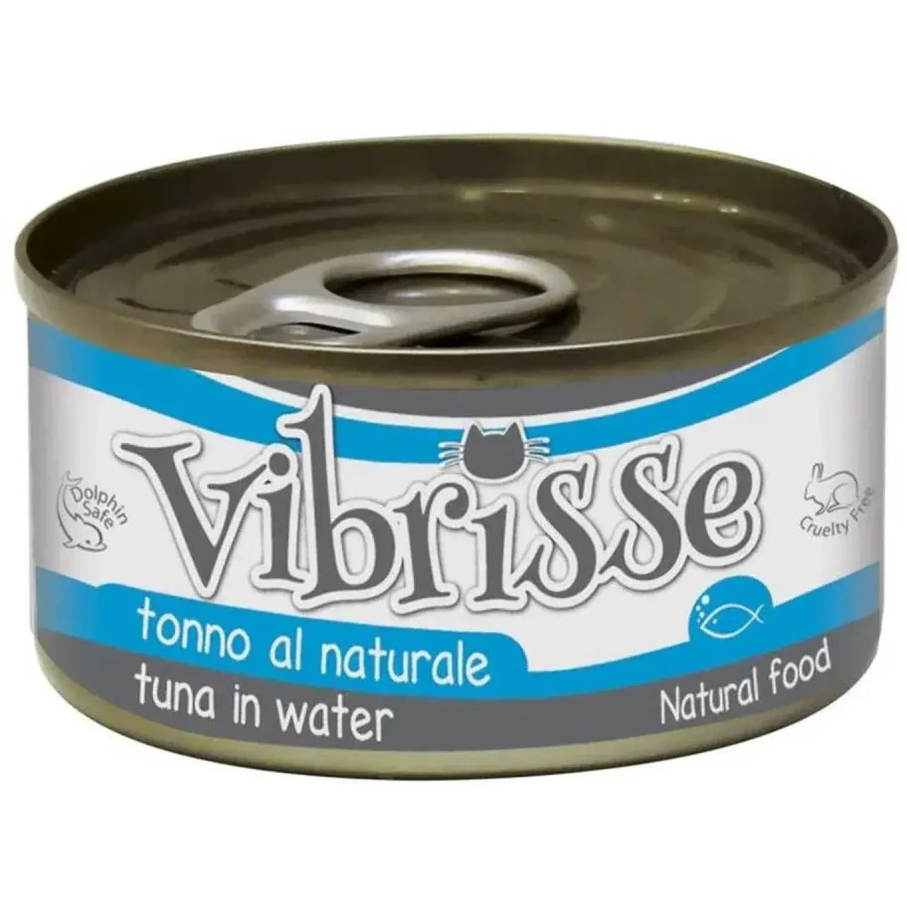 Вологий корм для котів Vibrisse тунець у власному соку 70г, фото 1