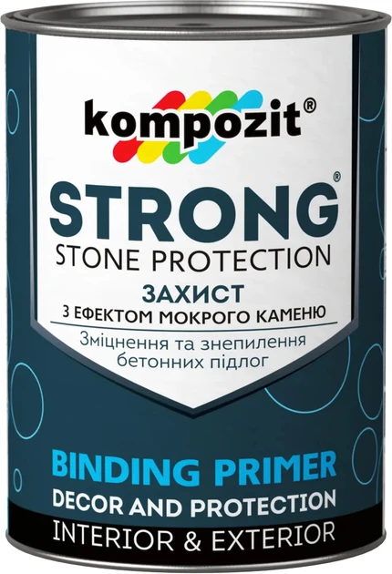 Лак для каменю (грунтовка) STRONG kompozit 2.7 л