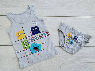 Дитячий комплект майка + трусики "Boy" 0-1 рік