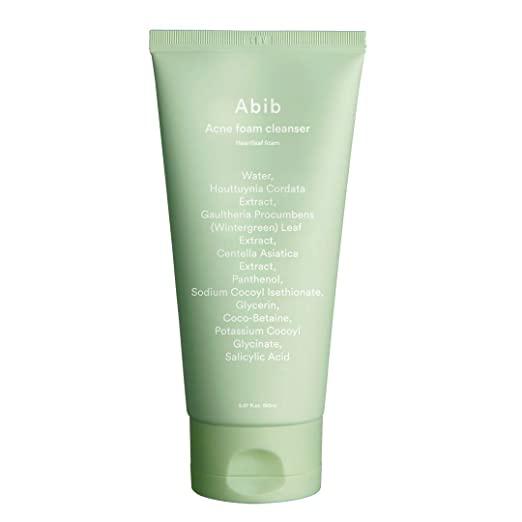 Гіпоалергенна пінка для шкіри з акне Abib Acne Foam Cleanser Heartleaf Foam 150 мл
