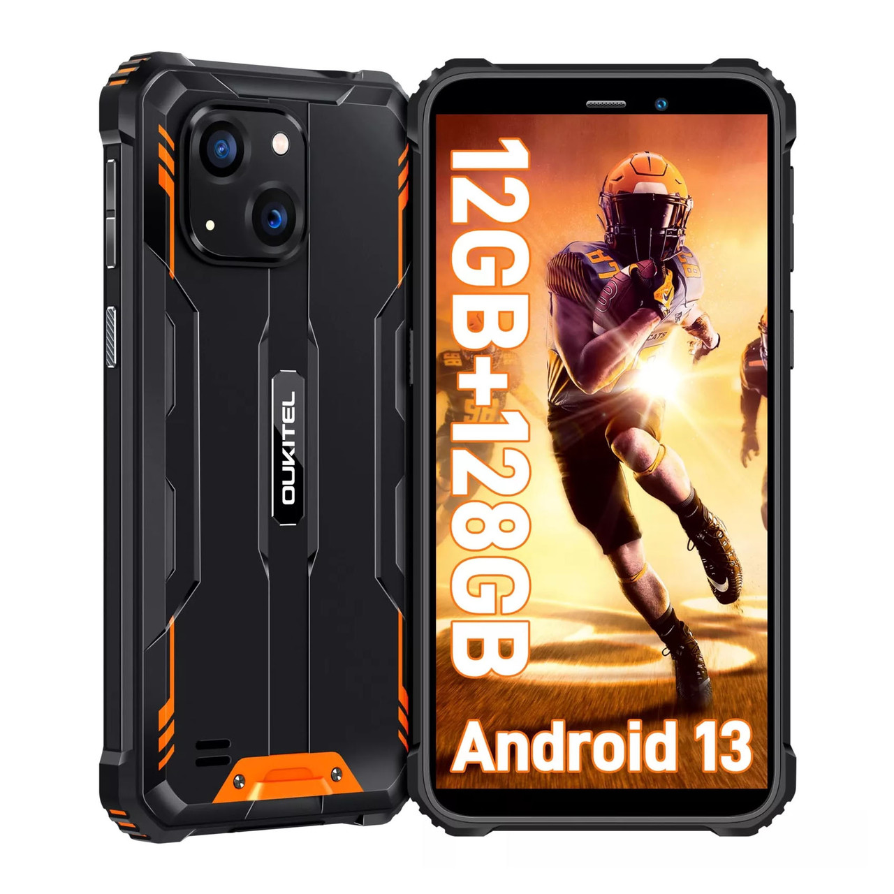 Протиударний телефон Oukitel WP32 4/128 Gb потужний IP69K захист