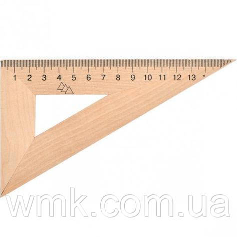 Трикутник дерев'яний 16см 30*60