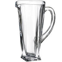 Глечик скляний Bohemia Quadro 1.1 л (3K735/99A44/110), для води, молока, напоїв, універсальний