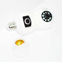 IP WiFi камера з двома об'єктивами V380-E27 з режимом нічного бачення та віддаленим доступом, фото 8