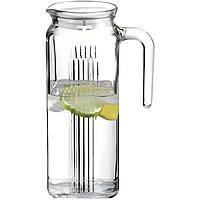 Глечик скляний з кришкою Pasabahce Frigo 80050, 1 л, для води, молока, напоїв