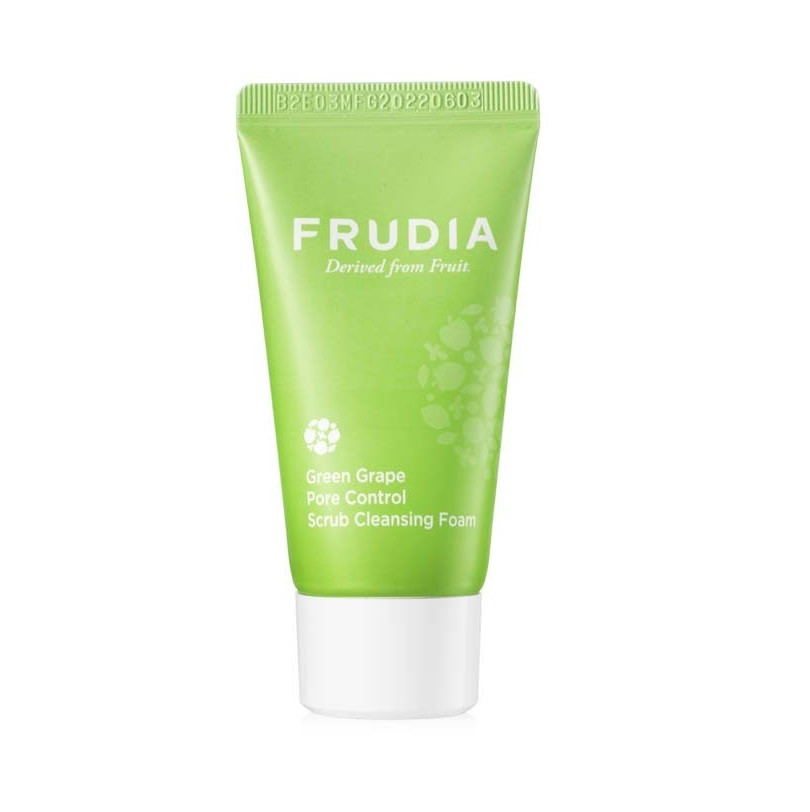 Cкраб-пінка із зеленим виноградом Frudia Green Grape Pore Scrub Cleansing Foam мініатюра 30 мл