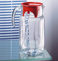 Глечик скляний з кришкою Pasabahce Luna 43544, 1.75 л, для води, молока, напоїв