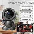 Поворотна охоронна IP WiFi камера OEMG Q01-L 8MP.  V380Pro, фото 4
