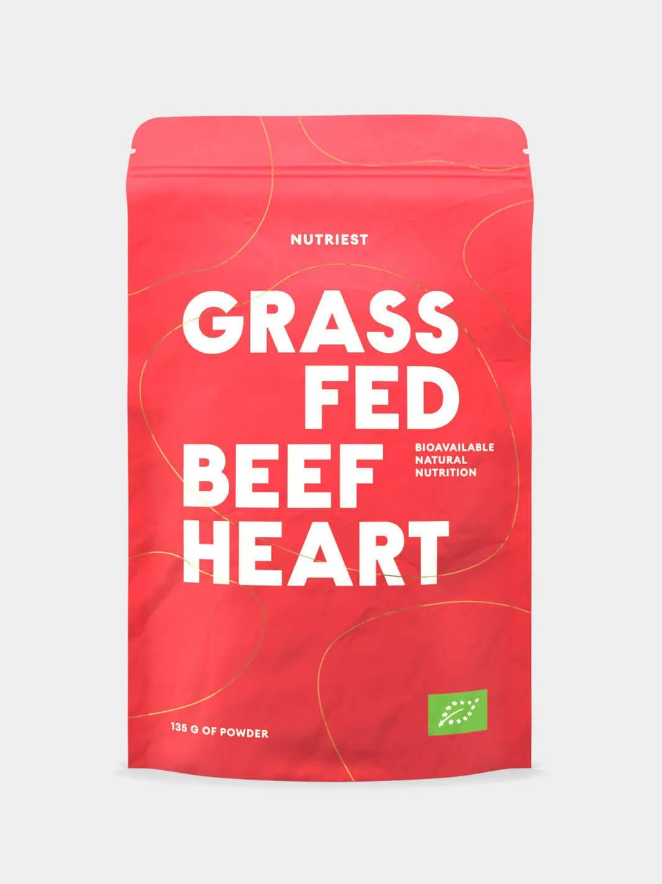 Nutriest Grass Fed Descicated Beef Heart / Серце яловиче трав'яної відгодівлі 135 г