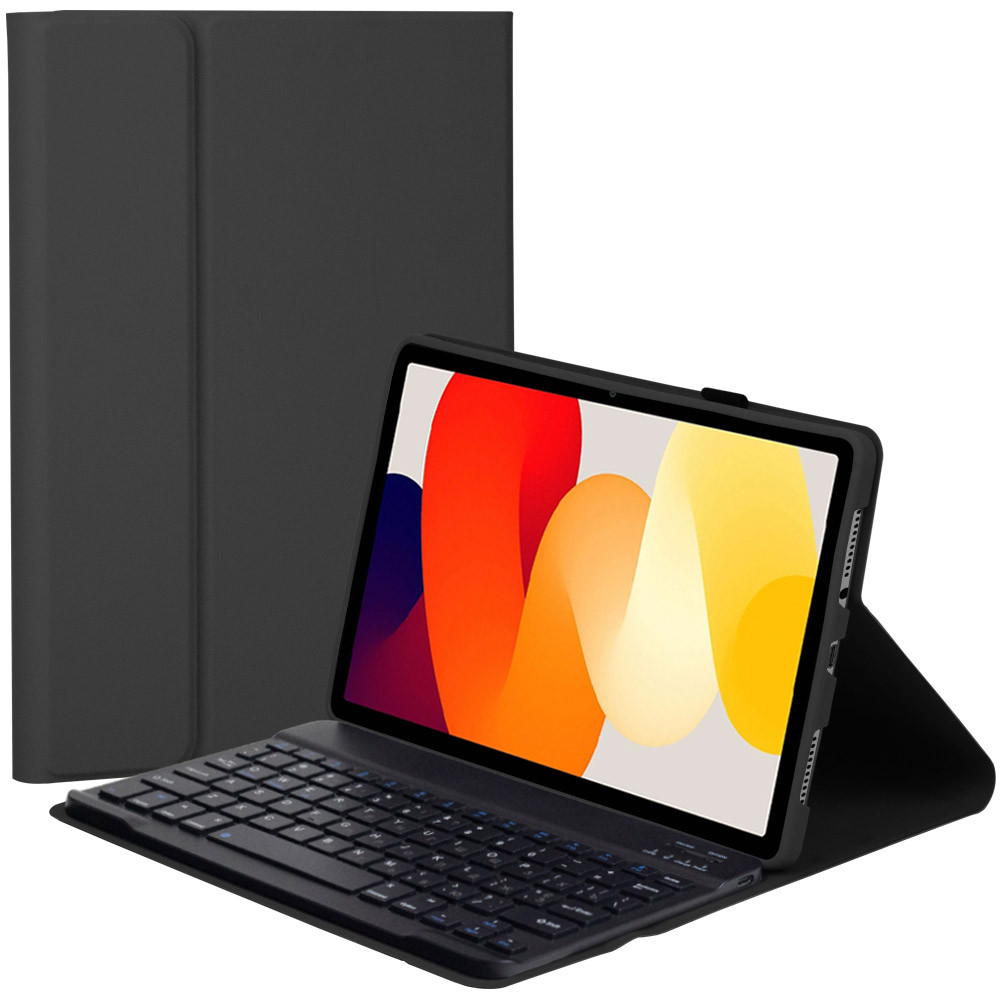 Чохол з bluetooth клавіатурою для Xaiomi Redmi Pad SE 11" Galeo (En+Ua+Ru) Black