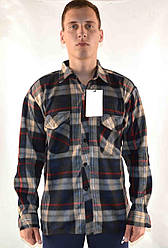Сорочка чоловіча картата різні кольори, Китай. Розміри норма 48-56