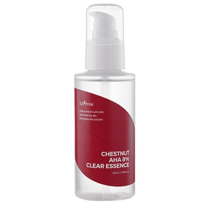 Відновлююча есенція з АНА-кислотами Isntree Chestnut AHA 8% Clear Essence 100 мл.