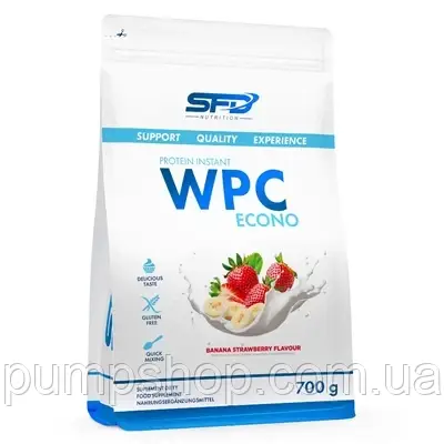 (уцінка термін по 4.25) Сироватковий протеїн SFD Nutrition WPC Protein Instant Econo 750 г ( шоколад ), фото 1