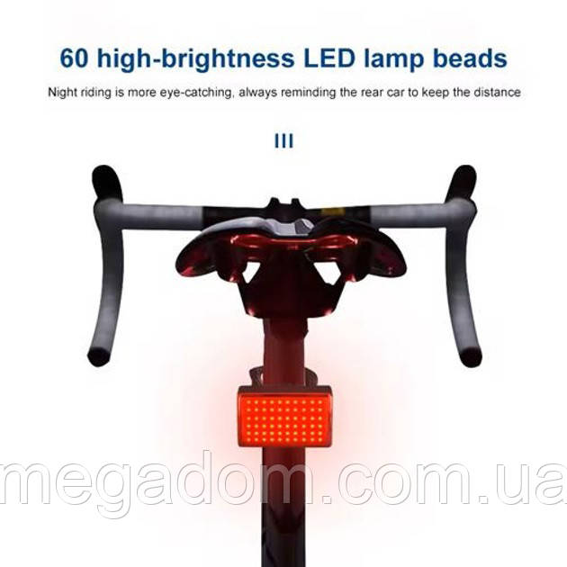 Ліхтар для велосипеда з акумулятором MY-2105-60LED, ліхтар для велосипеда XY-970 на батарейках
